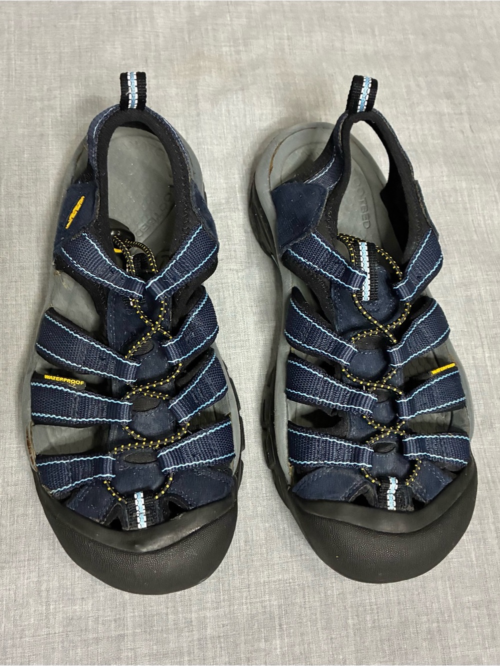 KEEN Women’s Newport H2 Navy Magnet Closed-Toe Sandals Sz 8.5